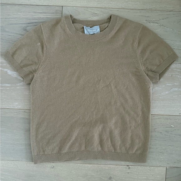 EVERLANE The Cashmere Sweater Tee – Camel - Picture 4 of 7